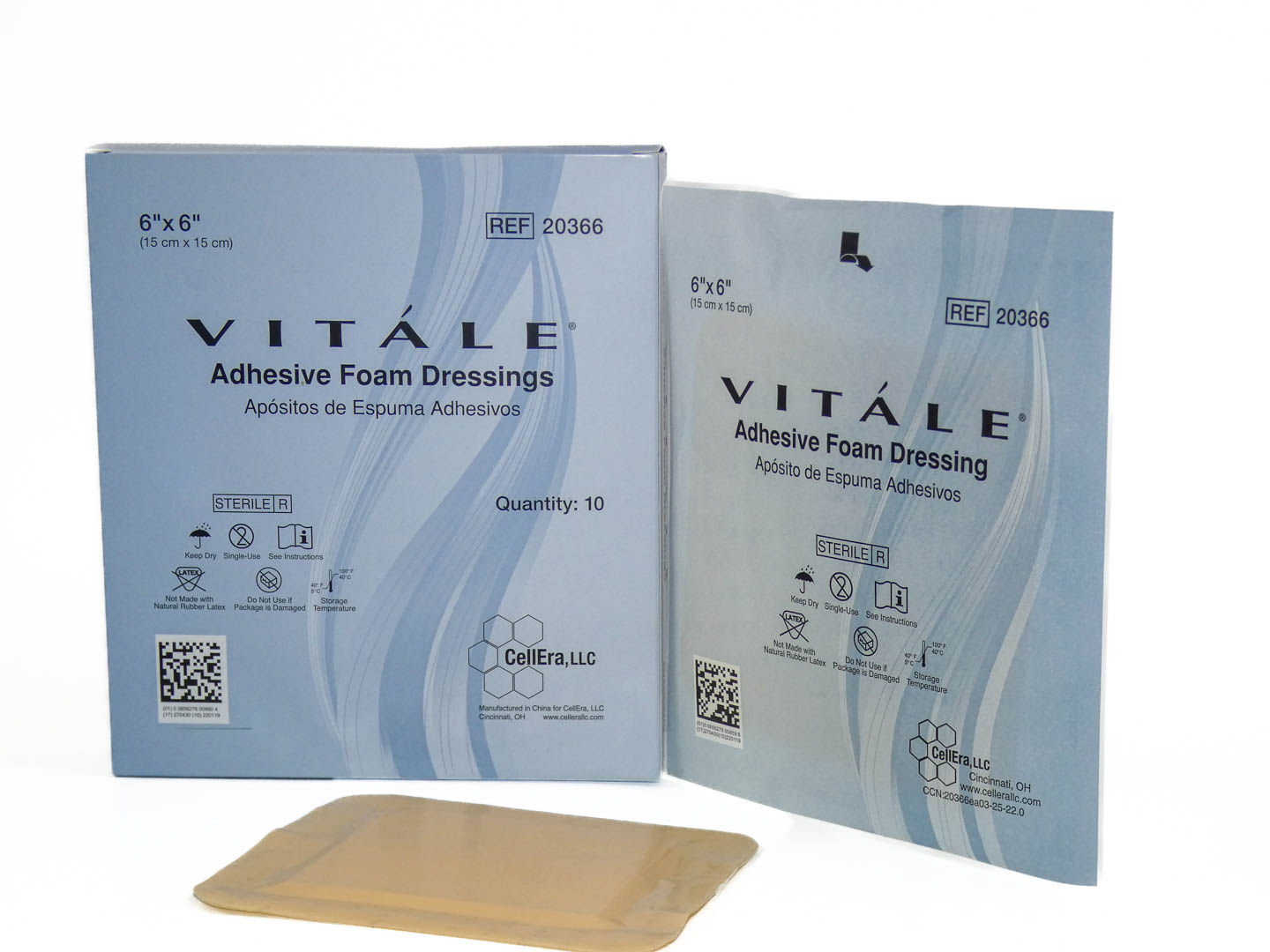 Vitále® Adhesive & NonAdhesive Foam Dressing Wound Medical
