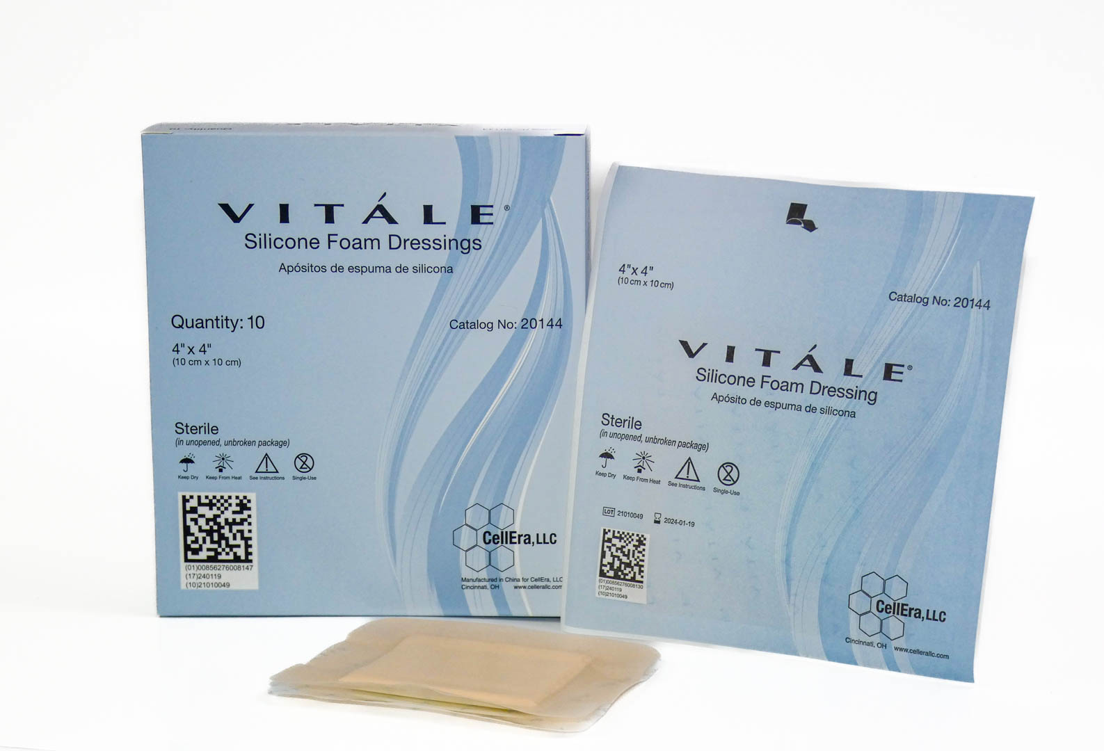 Vitále® Foam/Silicone Foam Dressing Wound Medical