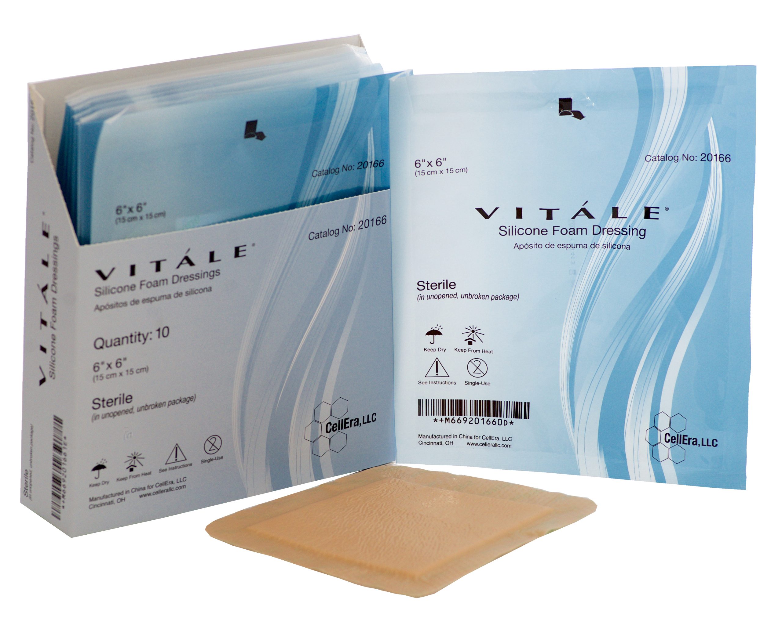 Vitále® Foam/Silicone Foam Dressing Wound Medical